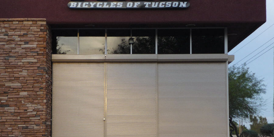 Commercial Rolling Shutters - down